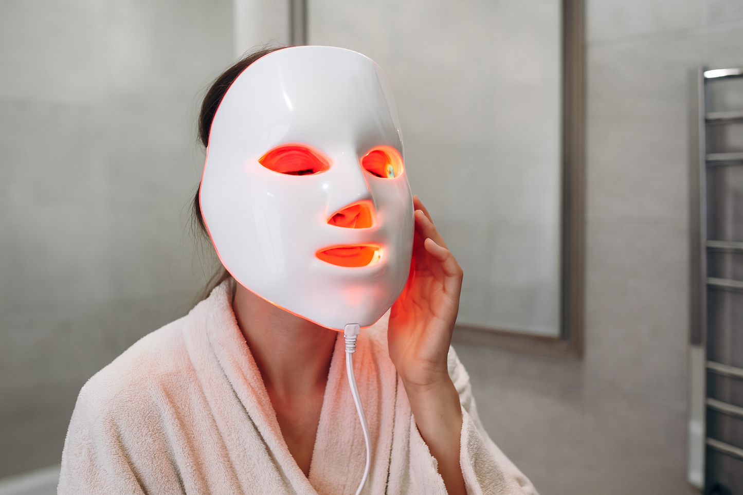 LuxaGlow 7-in-1 Hydro Facial System™+ LED Therapy Mask